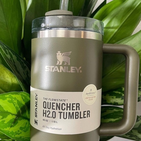 NWT Stanley 40oz Stainless Steel H2.0 Flowstate Quencher Tumbler Hearth & Hand™ - Picture 6 of 12
